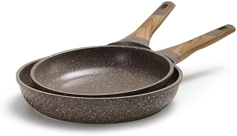 CAROTE Non Stick Frying Pan Skillet Set, Omelet Pan, Healthy Non ...