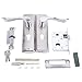 Produktbild TOPINCN Türgriff Schloss Durable Türgriff Schließzylinder Front Back Lever Latch Home Security mit Schlüssel