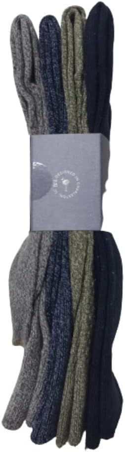 4 Pair Mens Multicolor GOLDTOE Casual Traveler Crew Socks, Shoe Size 6-12.5. (Multicolor, Shoe Size 6-12.5) - Image 9