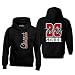 shop4ever Class of 2026 Red Senior Double Sided Hoodie Sweatshirts Large Black