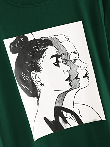 Image of Fabricorn Plain Printed Cotton Tshirt for Women
