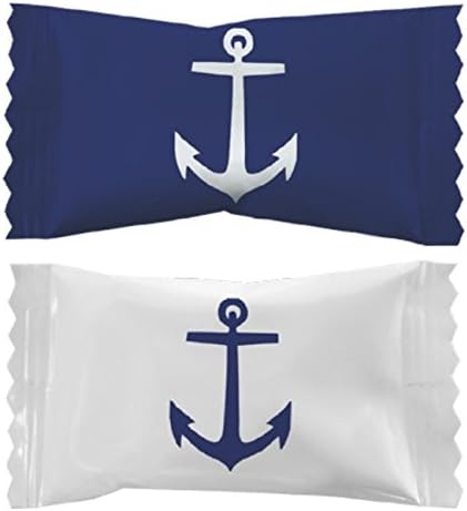 Party Sweets Buttermints by Hospitality Mints Appx 300 mints 7 Bags, Anchors, 42 Ounce, (Pack of 6), White, 7 Ounce