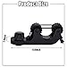Geelin Kayak Paddle Holder Track Mount Accessories Fishing Standard Paddle Holder Kayak Oar Holder for Rail Rod Pole Fast and Quiet Holding, Black(2 Pcs,Simple Style)