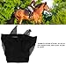 Estink Horse Fly Mask with Ears Horse Face Mask with Ears Horse Mesh Fly Mask Protection 60% Proof Breathable Stretchable for All Horses Arab Cob (Black)
