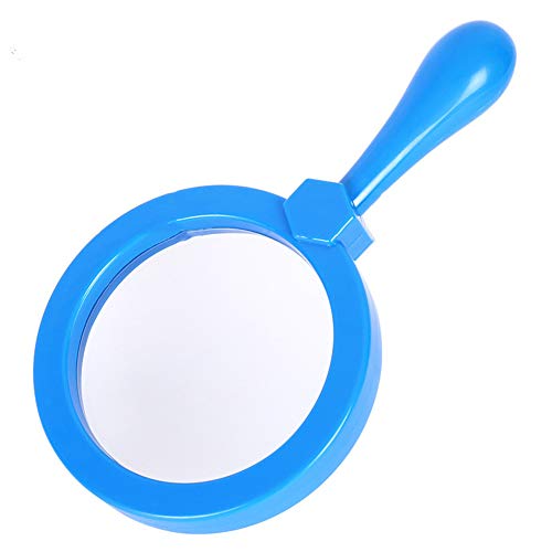 Rongon Magnifying Glasses for Kids, Jumbo Magnifiers with Stand, Portable Handheld Exploration Play Loupe 5X Magnification Children Toy, Easy Grip, Ages 3+