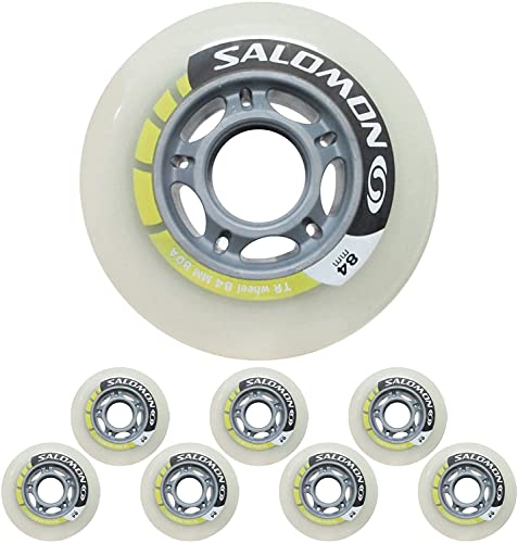 TGHY Inline-Skates-Rad 84mm Rollschuh-Rad 80A PU-Rad für Erwachsene Outdoor-Schiebetriebe-Skating 8-TLG Cover