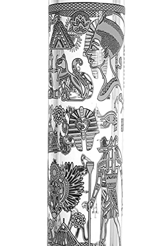 Heisenberg Beaker 18.8 Schliff mit Leuchteffekt 35cm hoch Fluoreszierende Glasbong mit Eisfach NS19 (Egypt-1) – Bild 4