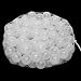 Wonder Space Soft Pit Balls, Chemical-Free Crush Proof Plastic Ocean Ball, BPA Free with No Smell, Safe for Toddler Ball Pit/ Kiddie Pool/ Indoor Baby Playpen, Pack of 100 (Transparent)