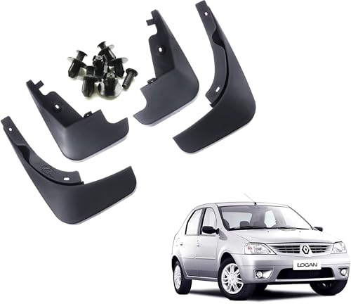 Image of WolkomHome Mud Flap Compatible with Logan - Durable Splash Guards for Car Exterior Protection