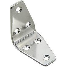 4PCS Marine Boat Stainless Steel Structural Angle Brackets 6 Hole