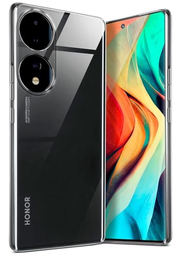 moex Aero Case für Honor 70 Hülle Durchsichtig, Silikon Handyhülle Transparent, Clear Case Ultra Slim, Backcover Schutzhülle Dünn, Silikonhülle Minimalistisch, Klar