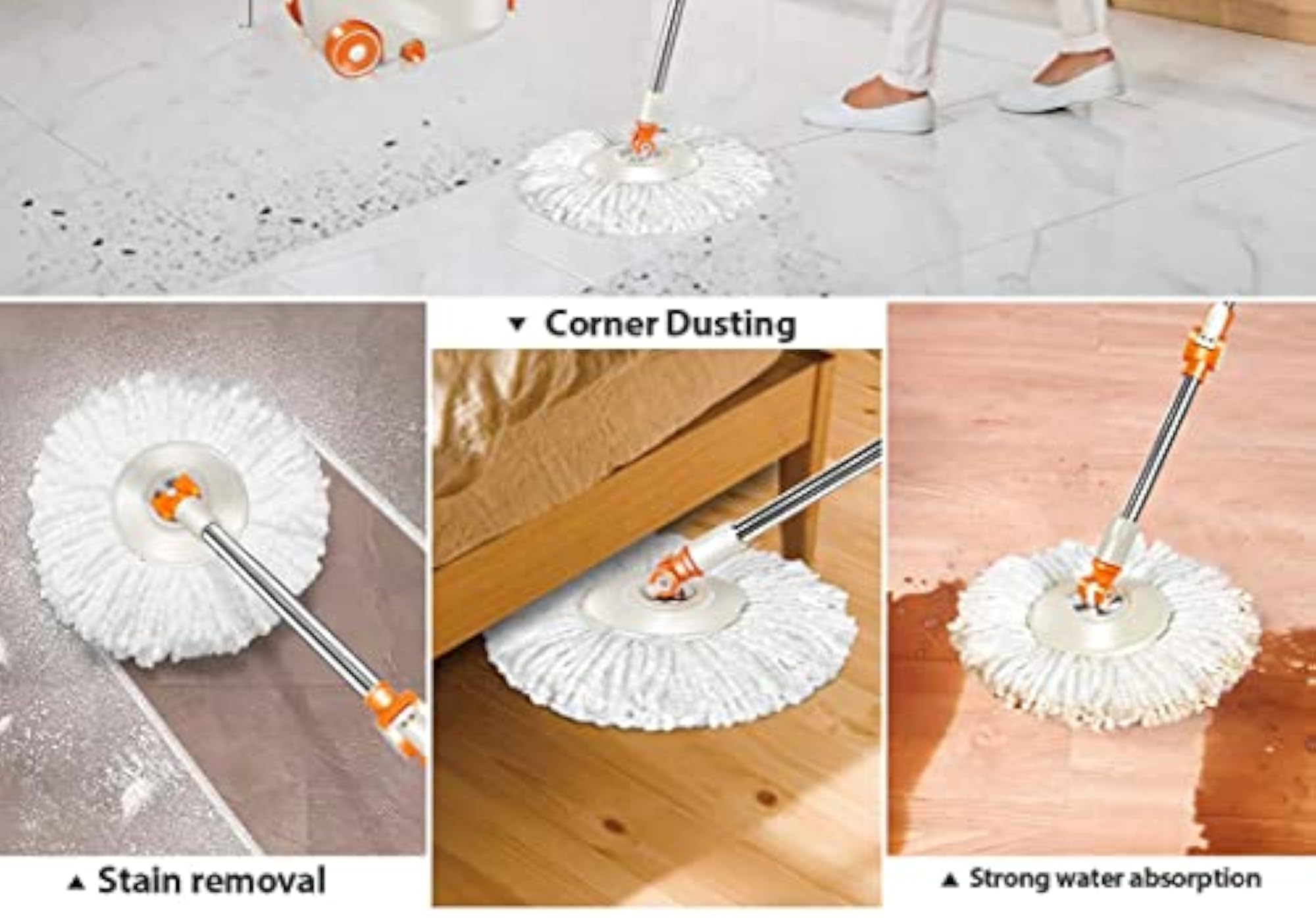 Replacement Mop Head Refill Spin Mop Refill