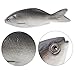 jiebor 6PCS Fake Realistic Artificial Halloween Fish Mode Small Rubber Sea Fish for Kitchen Home Market Display Decoration Photography Props