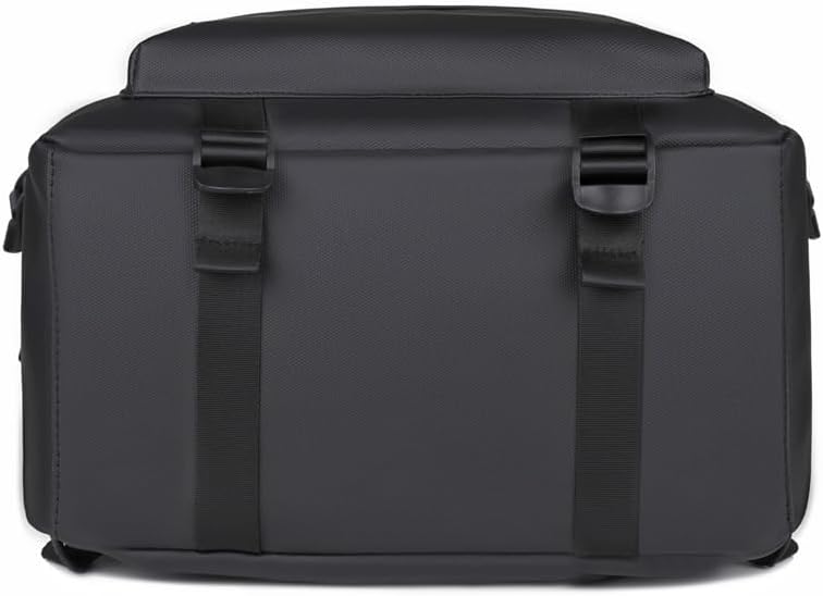 Black School Backpack Women Men, Waterproof Lightweight Small Backpack 15.6 Inch Laptop Backpack for Boys Girls Teens Travel Gym Work College Daypack carry on flight approved School Bag Bookbag - Image 9