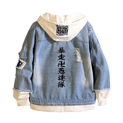 LKIDFIO Sudaderas Hombres Tokyo Reven-gers,Sudadera Ligera de Capucha,Ideal para Ropa Casual y Deportiva(Multicolor 5,S)