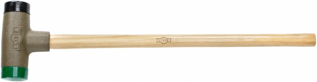 Lixie 300H-MH-35-180 Oz. Dead Blow Sledge - 3" Dia. Replaceable Medium & Hard Urethane Faces