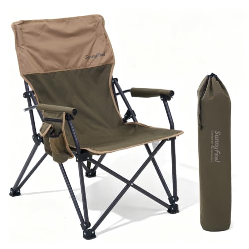SUNNYFEEL Oversized Camping Chair, High Back Heavy Duty Support 350 LBS
