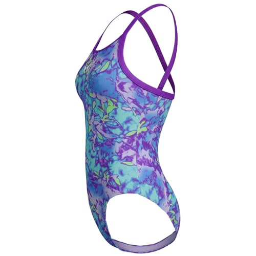Image of Under Armour Girls' One Piece Swimsuit, UPF 50+ Sun Protection, Quick Drying Bathing Suit