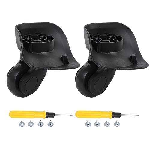 Roues de bagage de rechange W041-2-L 9,5 cm silencieuses avec vis incluses