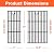 17" Grill Grates for Charbroil Performance 2 Burner 463630021 463660421 463655021 463630422 463655421, Cooking Grids for Charbroil Grills, Replacement Parts for G426-0004-W1 G426-0005-W1, Cast Iron