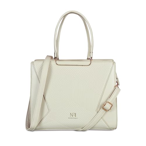 Image of NFI essentials Satchel Bags Ladies Purse Handbag Premium Women Shoulder Travel Bag for Work Gifts for Wife /Mother /Sister Stylish Office College Party Bag