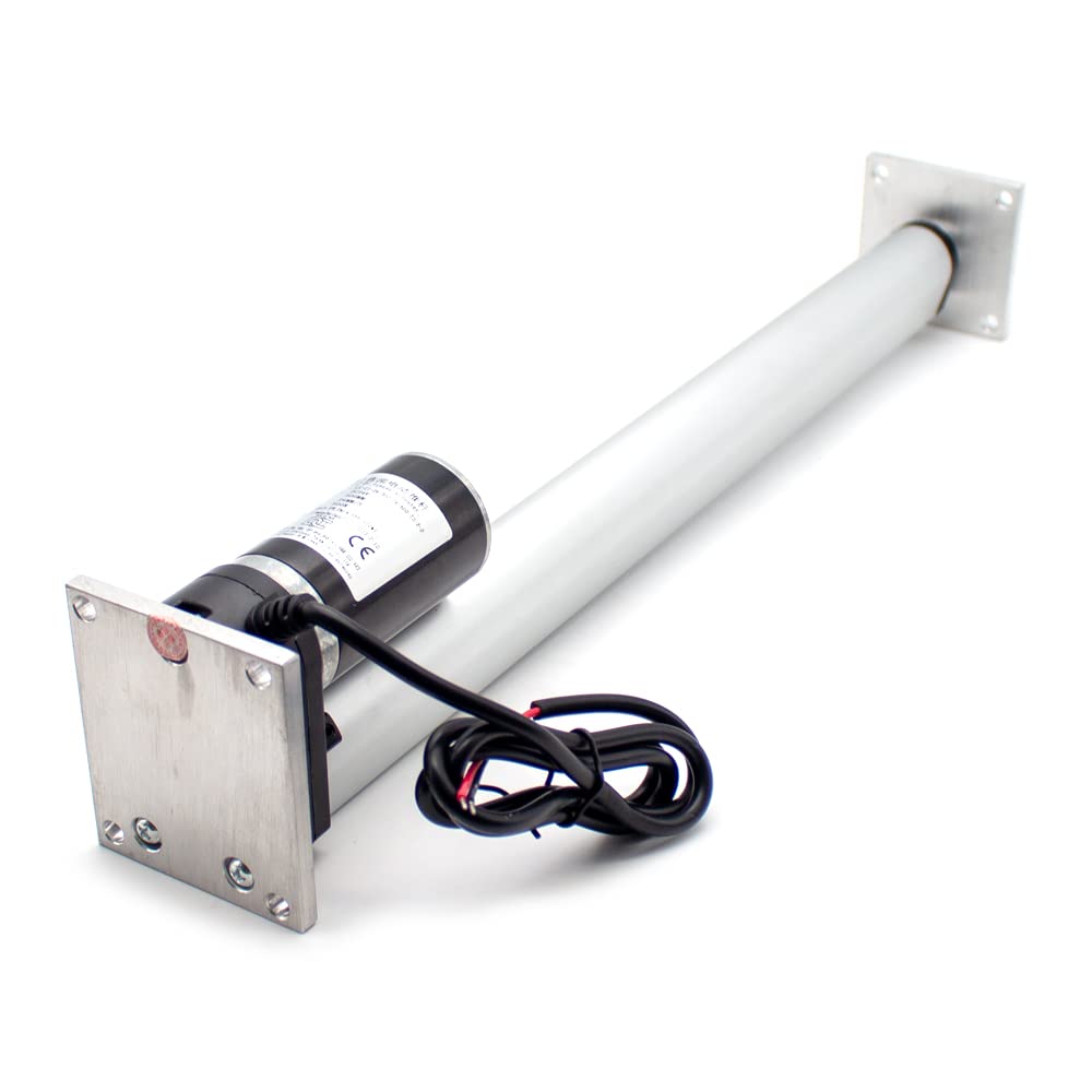 Actionneur électrique, Micro Moteur à Tige Push-pull, Colonne Télescopique de Levage, Moteur à Courant Continu à Aimant Permanent Brossé, Avec Plate-forme 65x65mm, Course 300mm(24V 80MM/S)