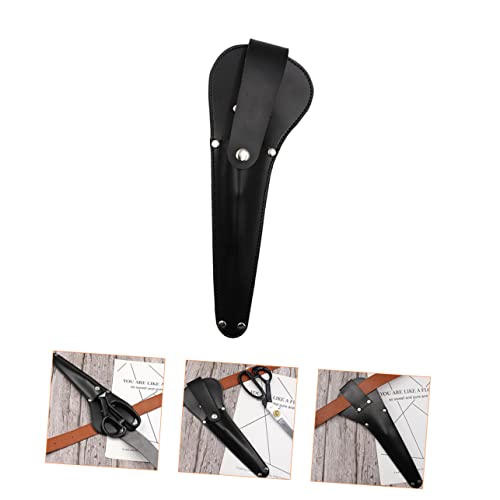 Funda de cuero para tijeras de coser con protector de PU elegante 3