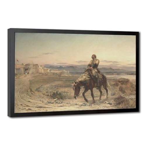Impression sur toile Restes of An Army Elizabeth Thompson - Cadre mural de décoration 30x45