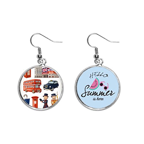 Pendientes de sandía y cabina de London, el detalle original de verano