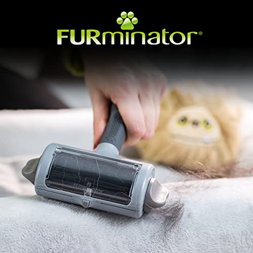Furminator Tierhaarentferner - wiederverwendbare Fusselbürste entfernt lose Hunde- und Katzenhaare von Kleidung, Möbeln und Stoffen
