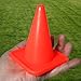 Bluedot Trading 4” Orange Traffic Cones Mini Plastic Sports Cones for Agility Training, RC Racing, Outdoor Activities, Party Games, 30 Pieces