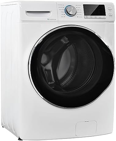 Miniatura 5 de SMETA Lavadora de carga frontal con lavadora frontal grande de vapor, lavadora inteligente de más de 12 ciclos de lavado, lavadora de 120 V que