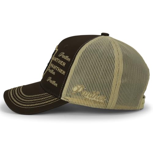 Image of Trendy Apparel Shop Animal Design Square Embroidered Snapback Trucker Cap