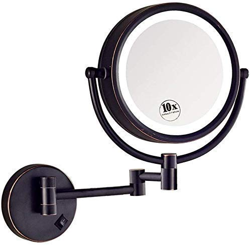 Miroirs de rasage en bronze huilé au verre optique haute densité