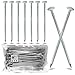 One Stop Outdoor USA Made Synthetic Grass Landscape, 5.5" Stakes, 2.5 lbs Galvanized Boxed Spikes for Securing Artificial Turf Products (an Average of 25% More Nails!) Approximately 75 Nails Per Bag