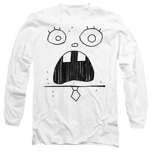T-shirt Spongebob manches longues unisexe ample, fini les hauts inconfortables