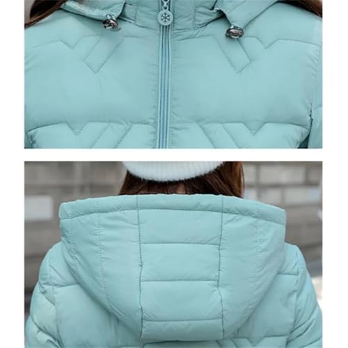 Cozy Blue Women's Cotton Coat: Your Perfect Winter Companion! - Image 2