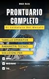 Prontuario Completo di Saldatura dei Metalli: Manuale pratico con tabelle operative, parametri tecnici e soluzioni per MMA, MIG/MAG e TIG (Libri di Saldatura Professionale) (Italian Edition)