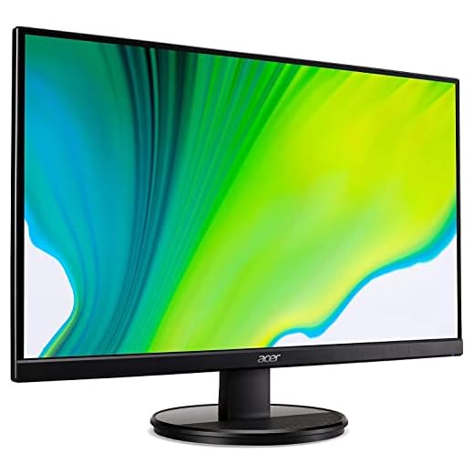 Acer 23.8” Full HD (1920 x 1080) Computer Monitor with AMD Radeon FreeSync Technology, 75Hz, 1ms (VRB) (HDMI Port 1.4 & VGA Port) K242HYL Hbi