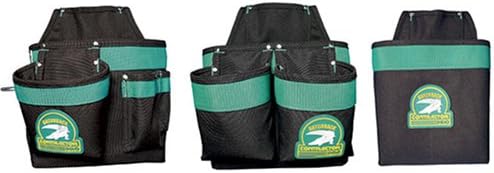 Professional Carpenter's Tool, Fastener, and Single Pouch Set (tool belt ready)