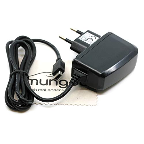 Cargador compatible con Nintendo Wii U Controller cable de carga, cargador de red OTB con paño de limpieza de pantalla mungoo
