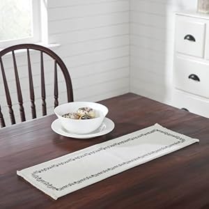 Vhc brands finders keepers eucalyptus runner 8×24  urban country home decor