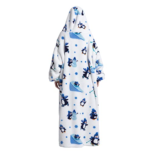 Shamdon Home Collection Sweat à Capuche Extra Longue, Couverture à Capuche Super Douce, Chaude et Confortable, Couverture Sweat-Shirt pour Homme et Femme Taille Unique – vue 5