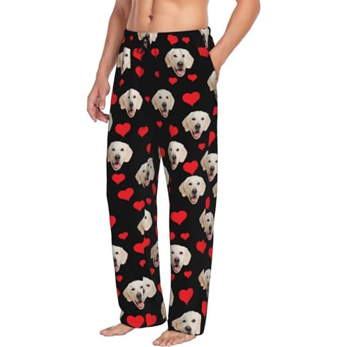 Custom Men's Pajama Pants - Personalized Face Pj Bottoms for Funny Gifts3
