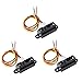 KOOBOOK 3Pcs Infrared Proximity Distance Sensor Module 0A41SK GP2Y0A41SK0F Range 4-30cm with Cable
