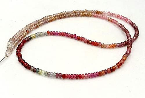 Spinel beads rondelles naturelles haut de gamme pour création de bijoux uniques LKBEADS