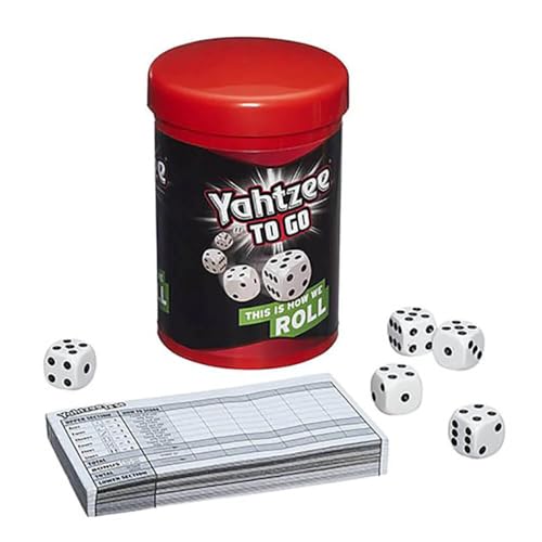 hasbro yahtzee to go travel game 2014 gaming