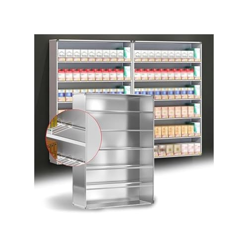 Présentoir à cigarettes mural 38,5x15x45 cm avec pousse-cigare automatique pour comptoir
