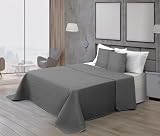 BELUM | Colcha Bouti microsatén 100 gr Modelo Acero para Cama de 90 (190x270cm.) Colcha Bouti extrasuave para Primavera, Verano, otoño e Invierno