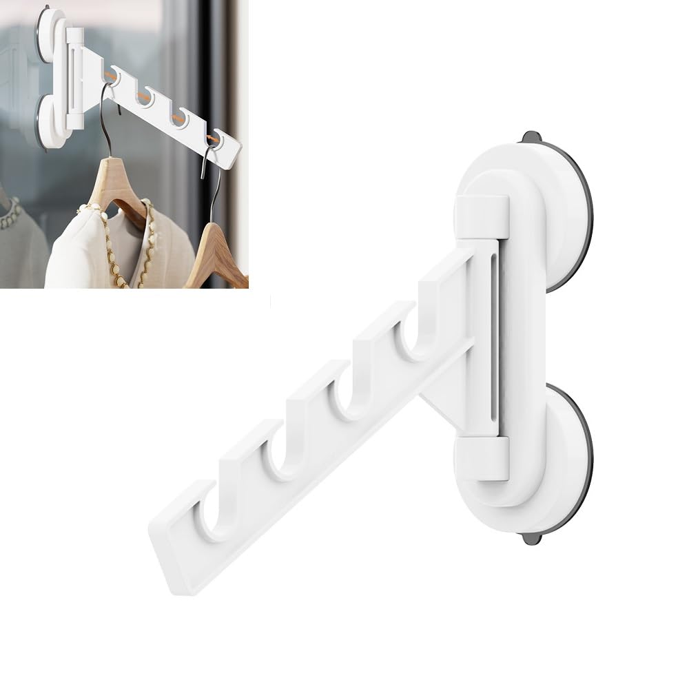 Ventilateur de vêtements, cintre pliable ventouse, séchoir multifonction, chambre à linge, salle de bain